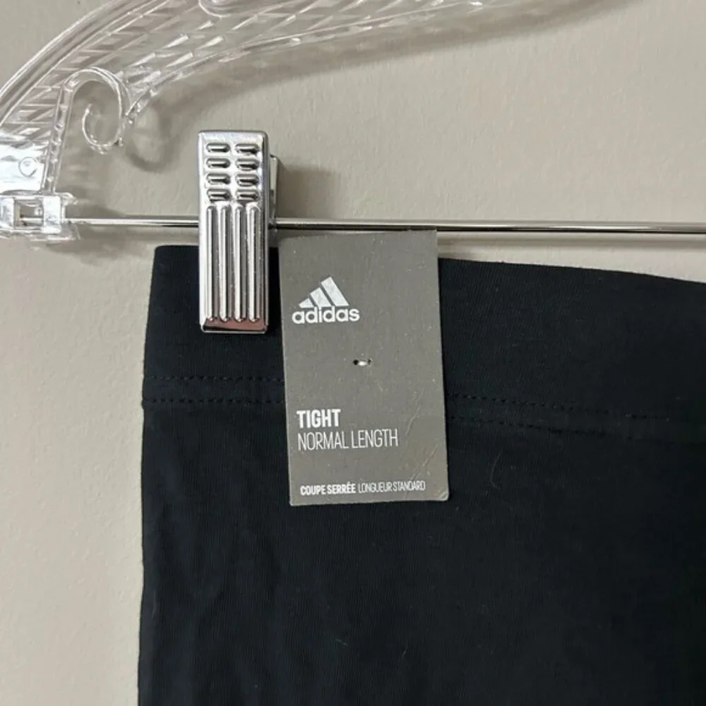 Adidas Black Tight‎ Normal Length Leggings